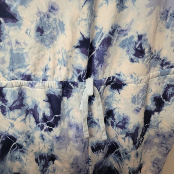 Old Navy Romper Thick Sleeveless Tank Shorts Womens Plus 4X Blue Tie Dye Romper - Picture 4 of 6